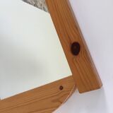 Large mirror 70s/80s solid wood