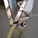Modernist magazine holder Pop Space age smoked plexiglass vintage 70s