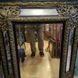 Miroir à parecloses d'époque NP III