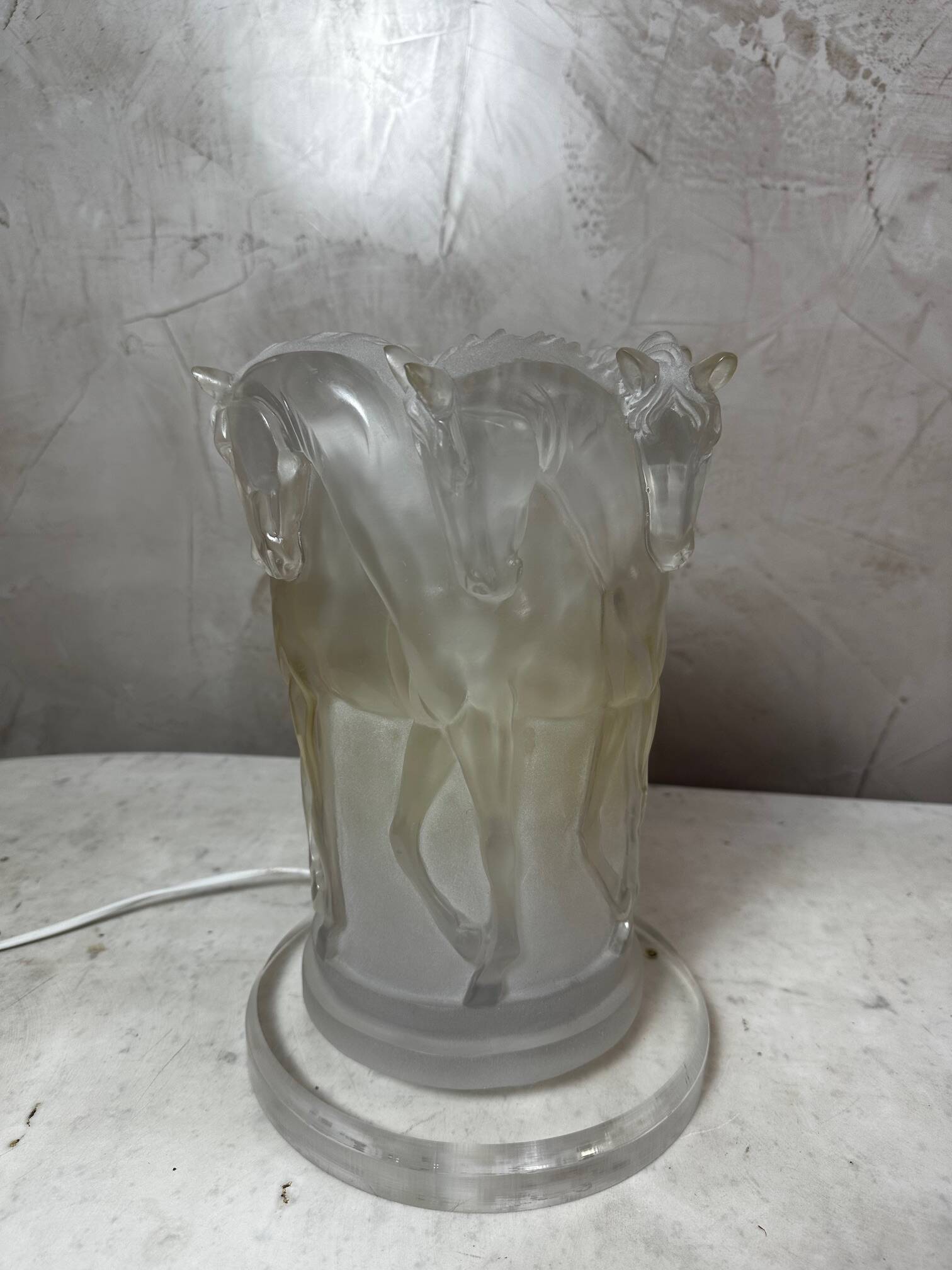 Plexiglass lamp 1970