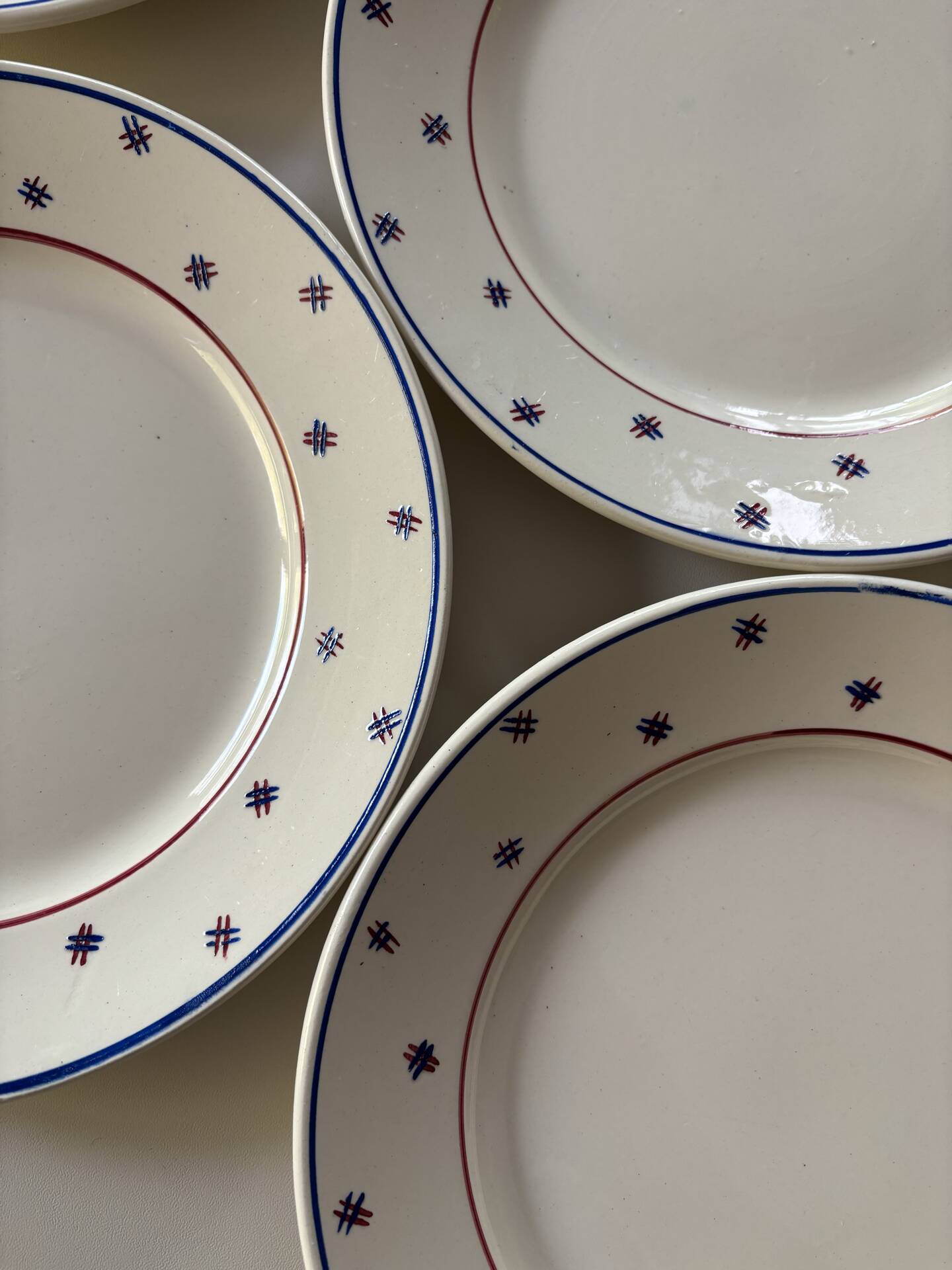Antique plates K&G Luneville
