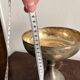 Footed Bowl Silvered Metal Second Empire Pearl Decor 19th Century