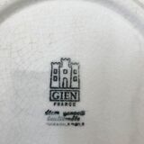 Series of 6 flat plates old model "Thistles" Gien