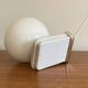 Antique wall light with glass globe and plastic body LAMP-7455