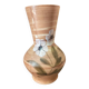 Vintage ceramic vase hand-painted St Clément 1960