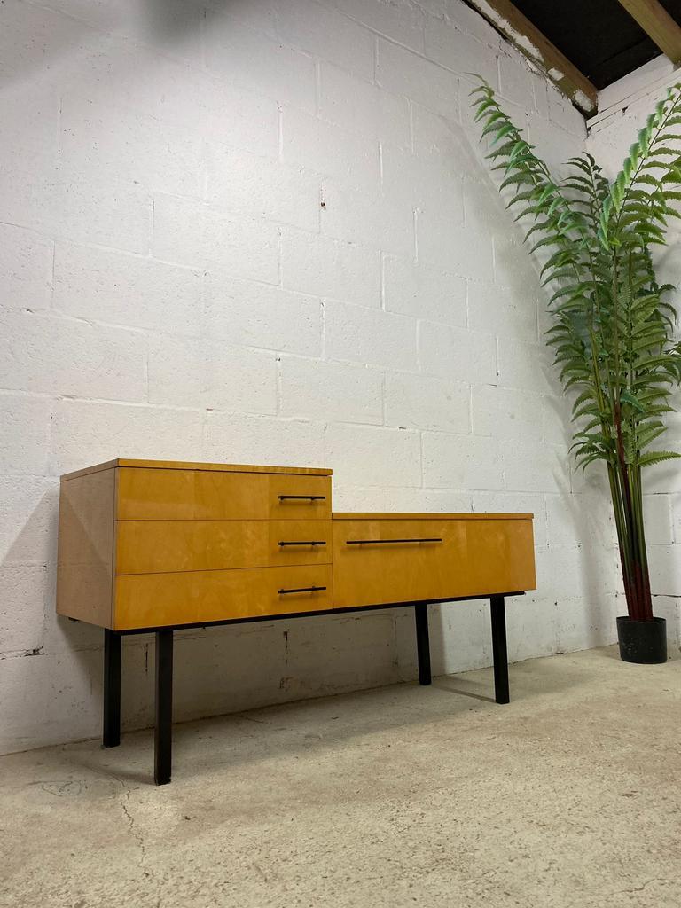 Meuble tv vintage, lowboard, armoire basse