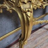 Console Vénitienne et miroir  style Louis XV baroque en bois doré