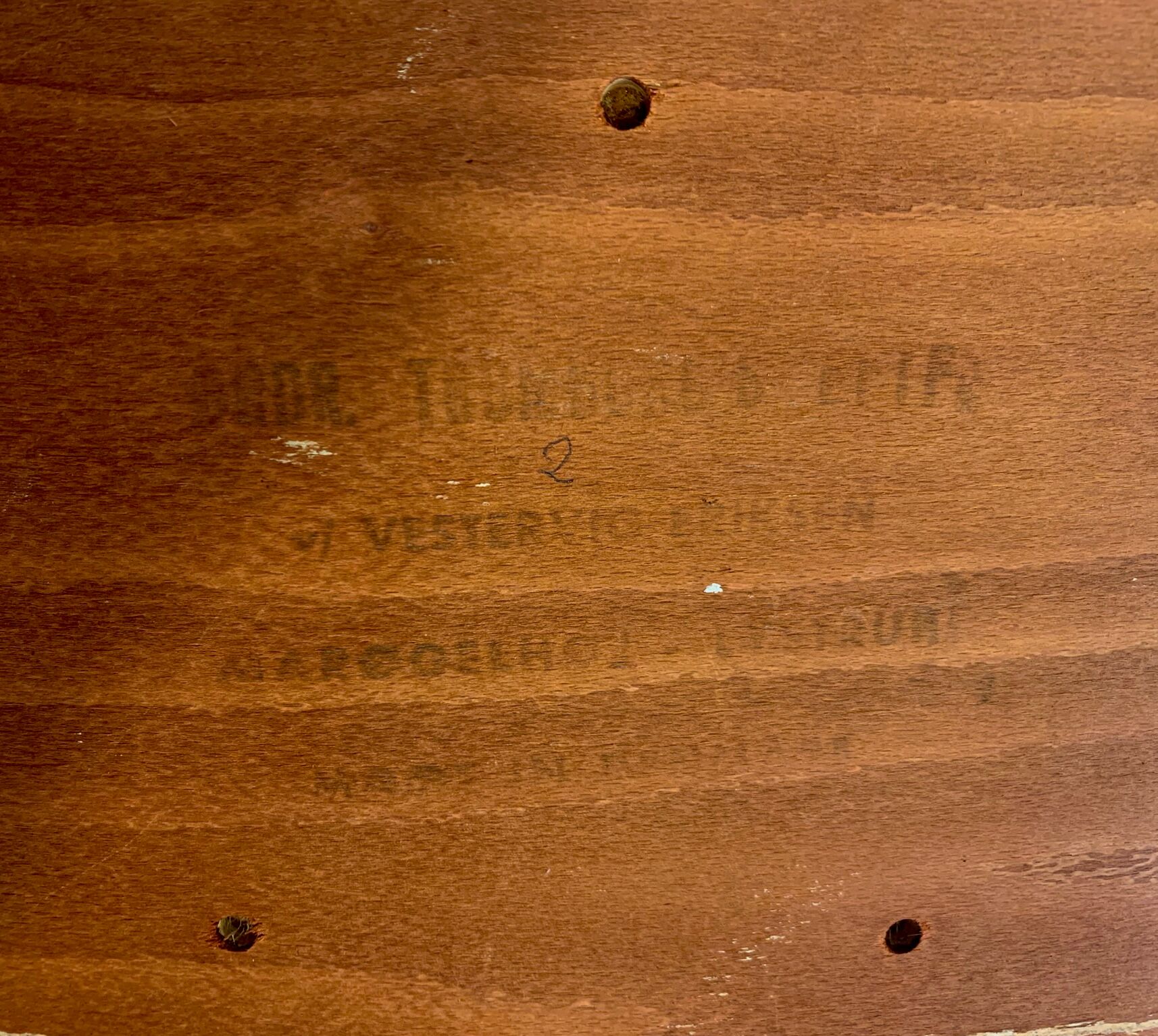 4 chairs by Vestervig Eriksen, 1960