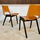 Ensemble de 6 chaises de salle à manger P7 par Roland Rainer pour E & A Pollack, Vienne 1952