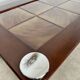 Old coffee table ceramic tile metal leg design from the 70s vintage