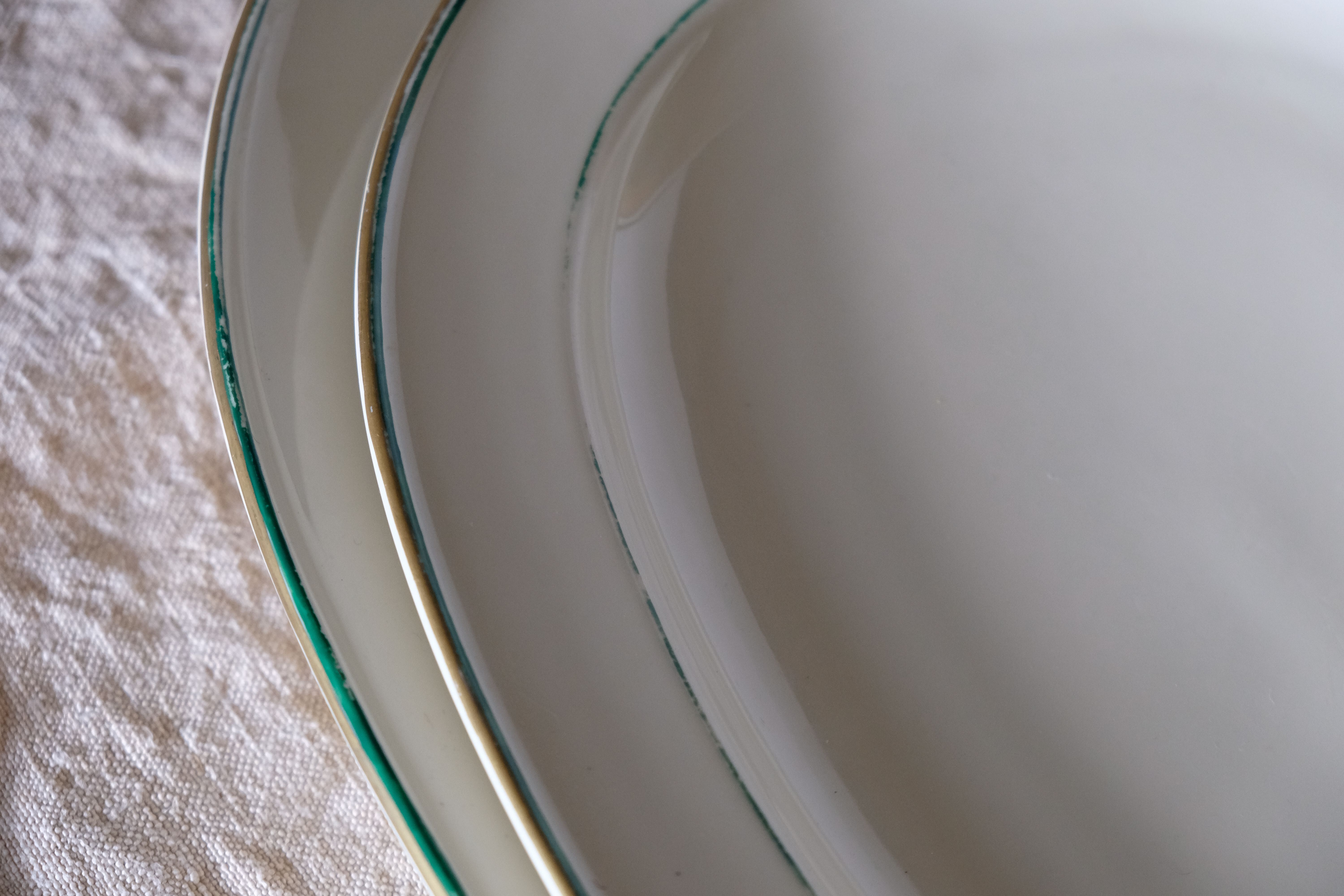 Great dishes of the hotel service "Grand Hotel Nationale" Lucerne Switzerland of the Buchecker manufacture