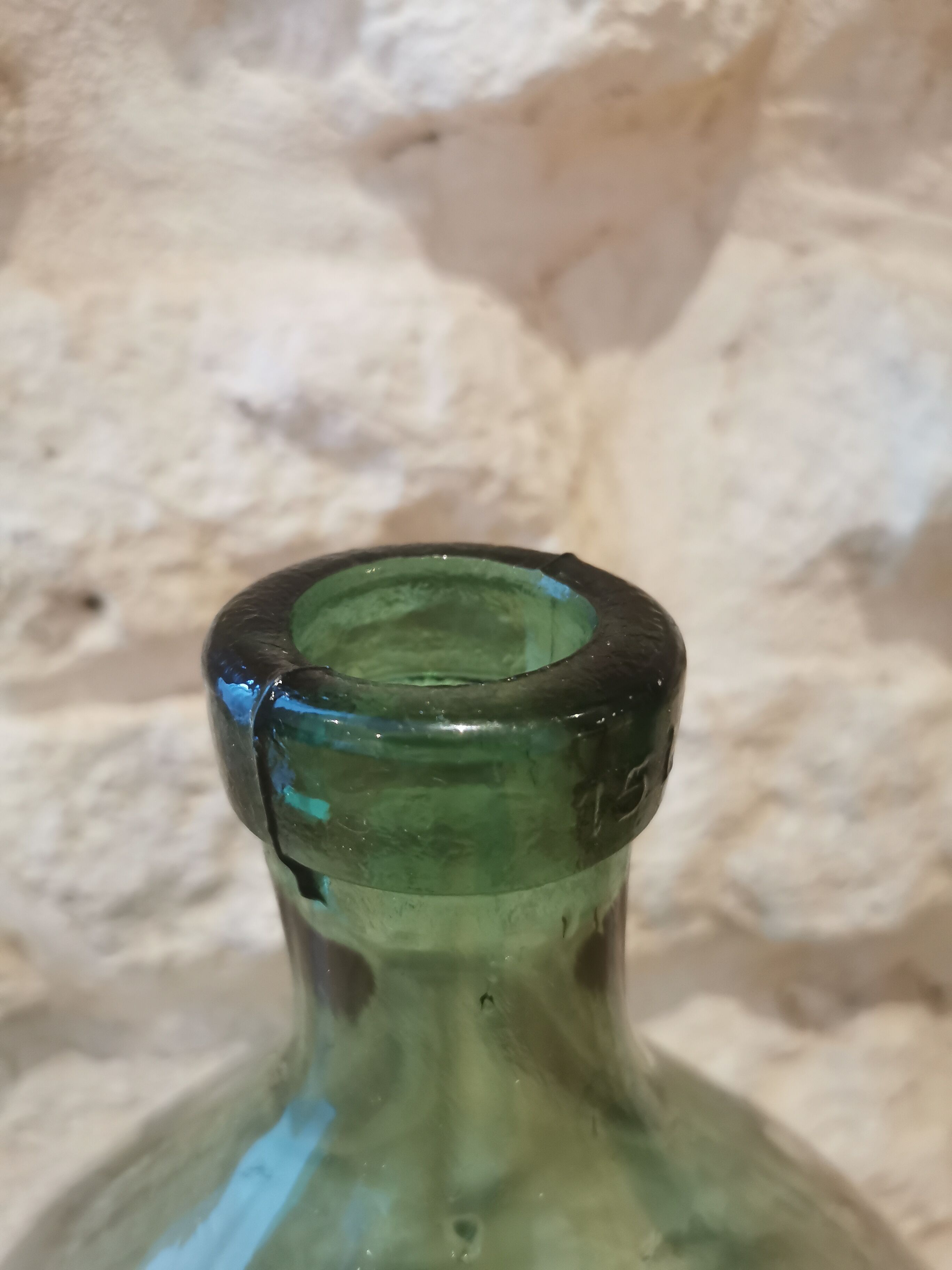 Dame Jeanne glass 15L blown glass VDD