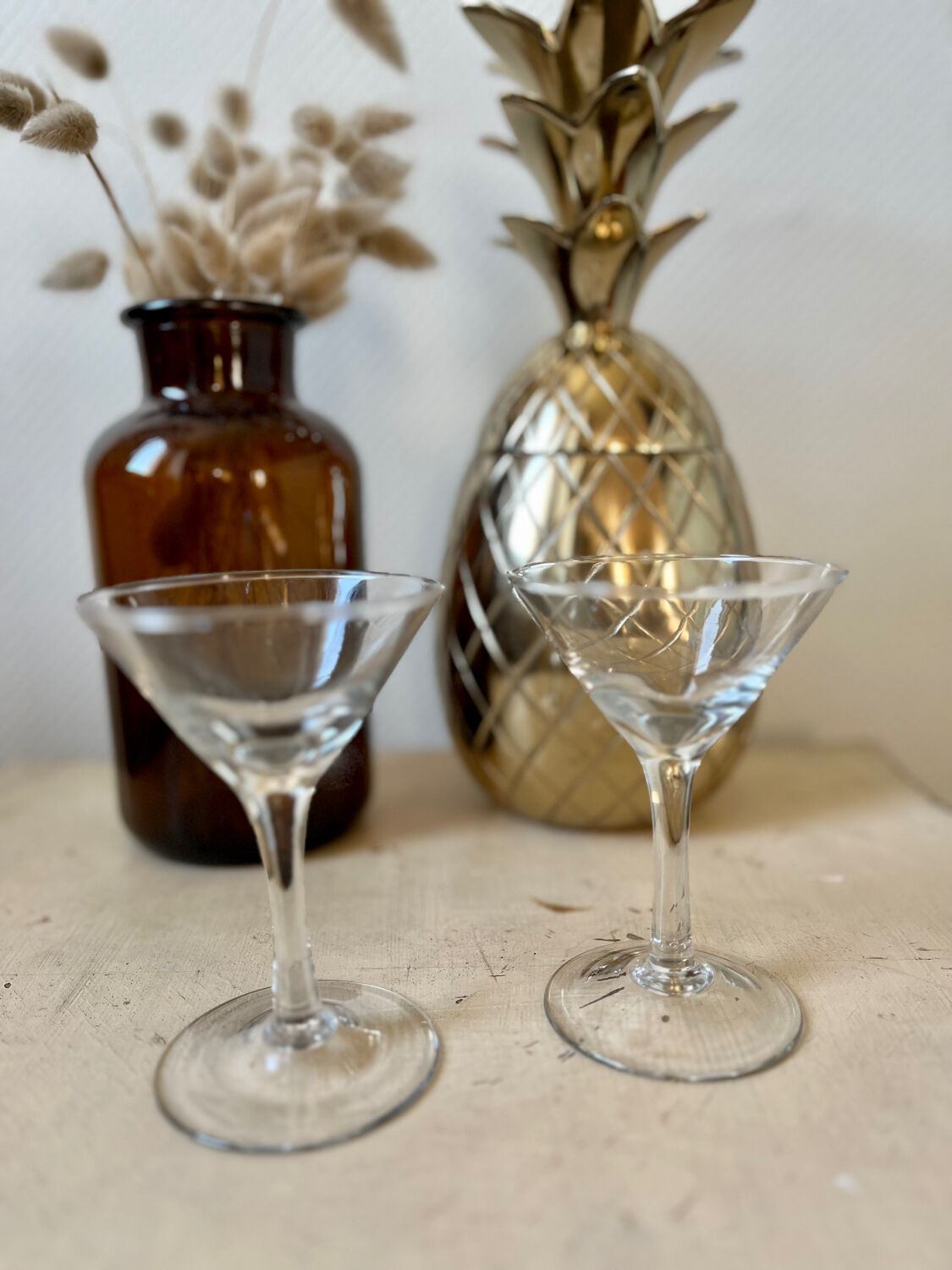 Coupes cocktail vintage