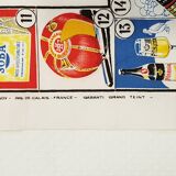 Vintage publicity teatowel