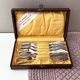 Set of 6 Gebrüder Hepp Cake Forks | Silver Plated