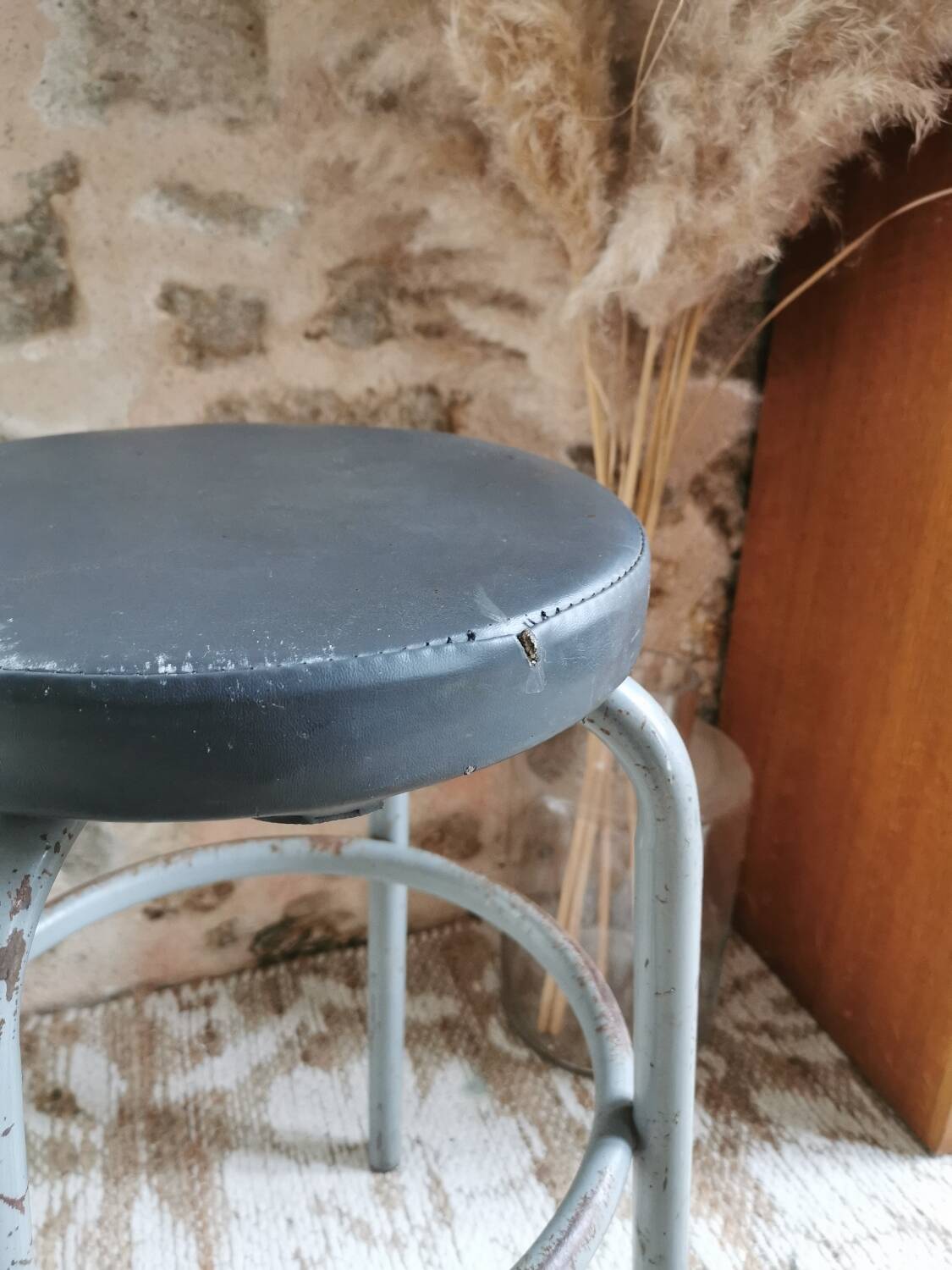 Industrial stool, telecom workshop