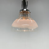 1960's Murano glass & chrome pendantby Mazzega, Italy