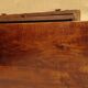Antique solid walnut chest of drawers with scrolls