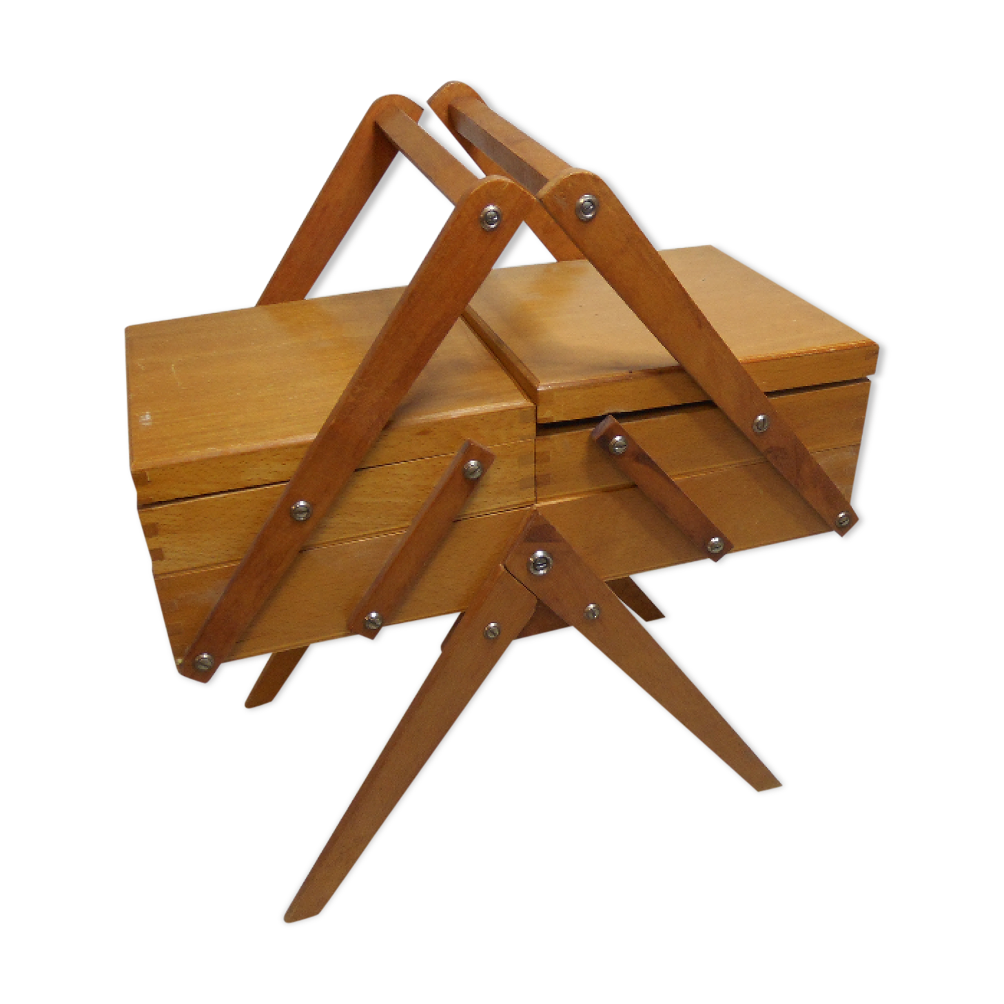 Vintage compass foot worker