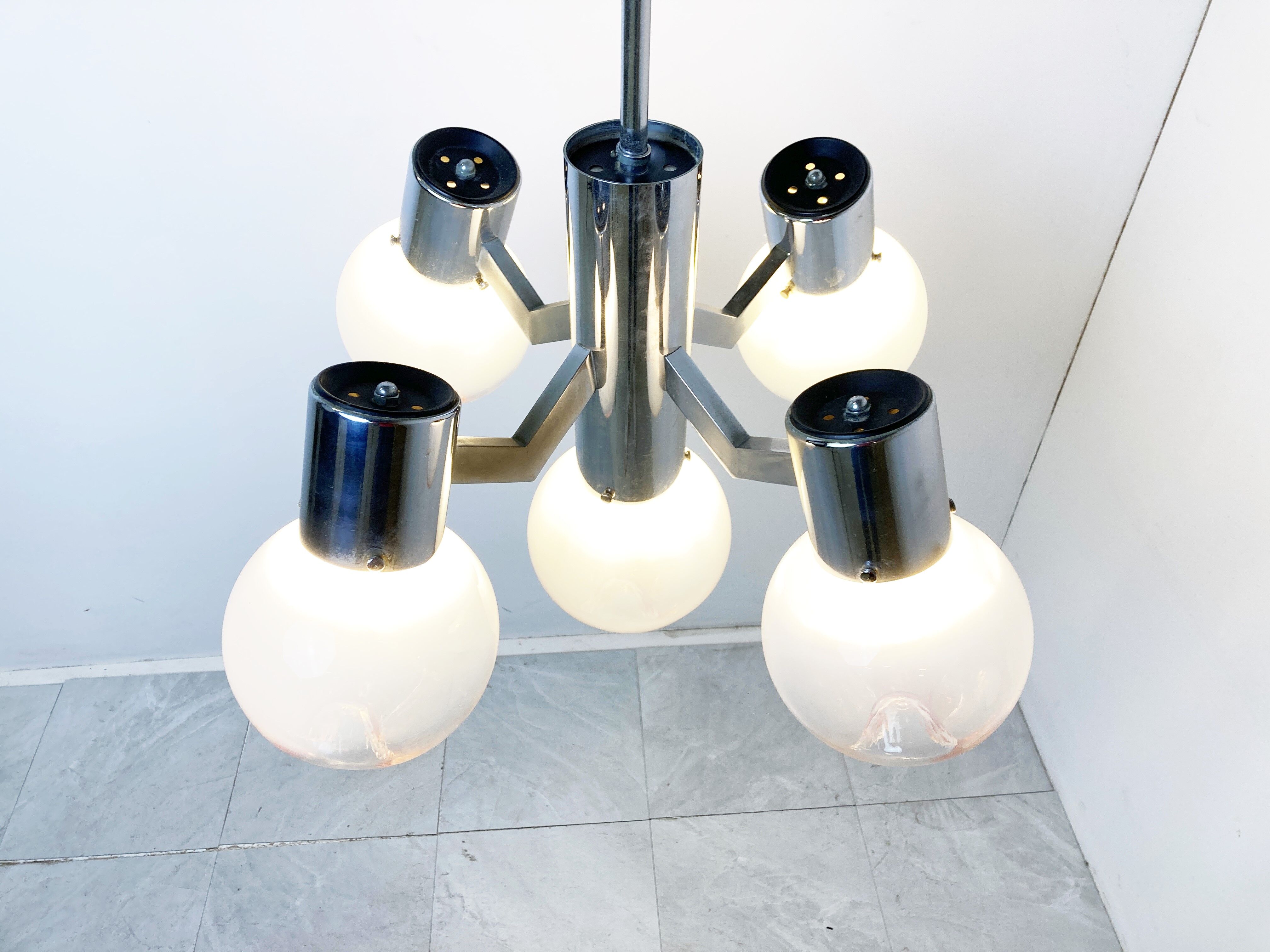 Vintage Mazzega chandelier, 1960s