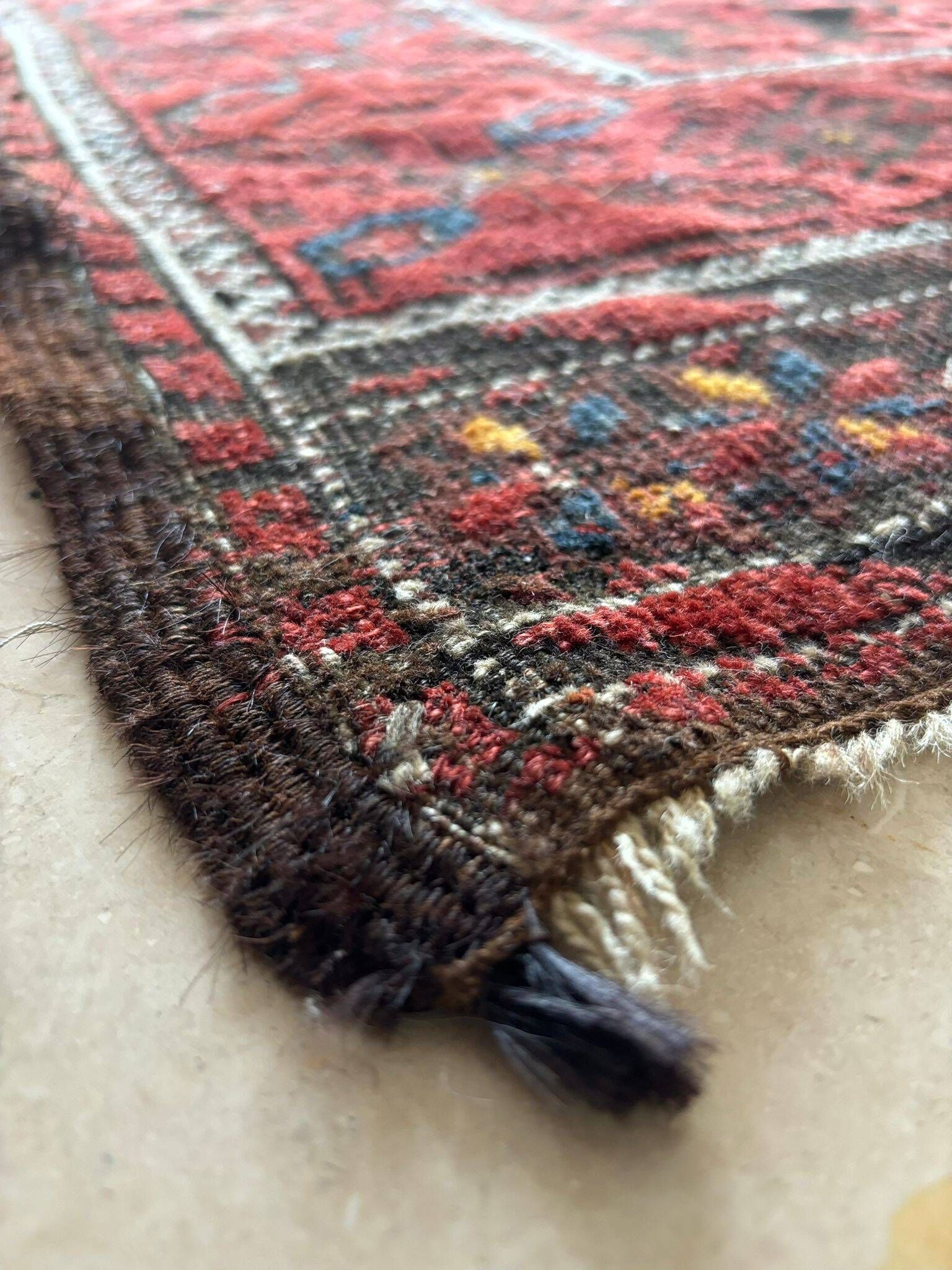 Carpet made in Iran, in very good condition, multicoloured, very picturesque.