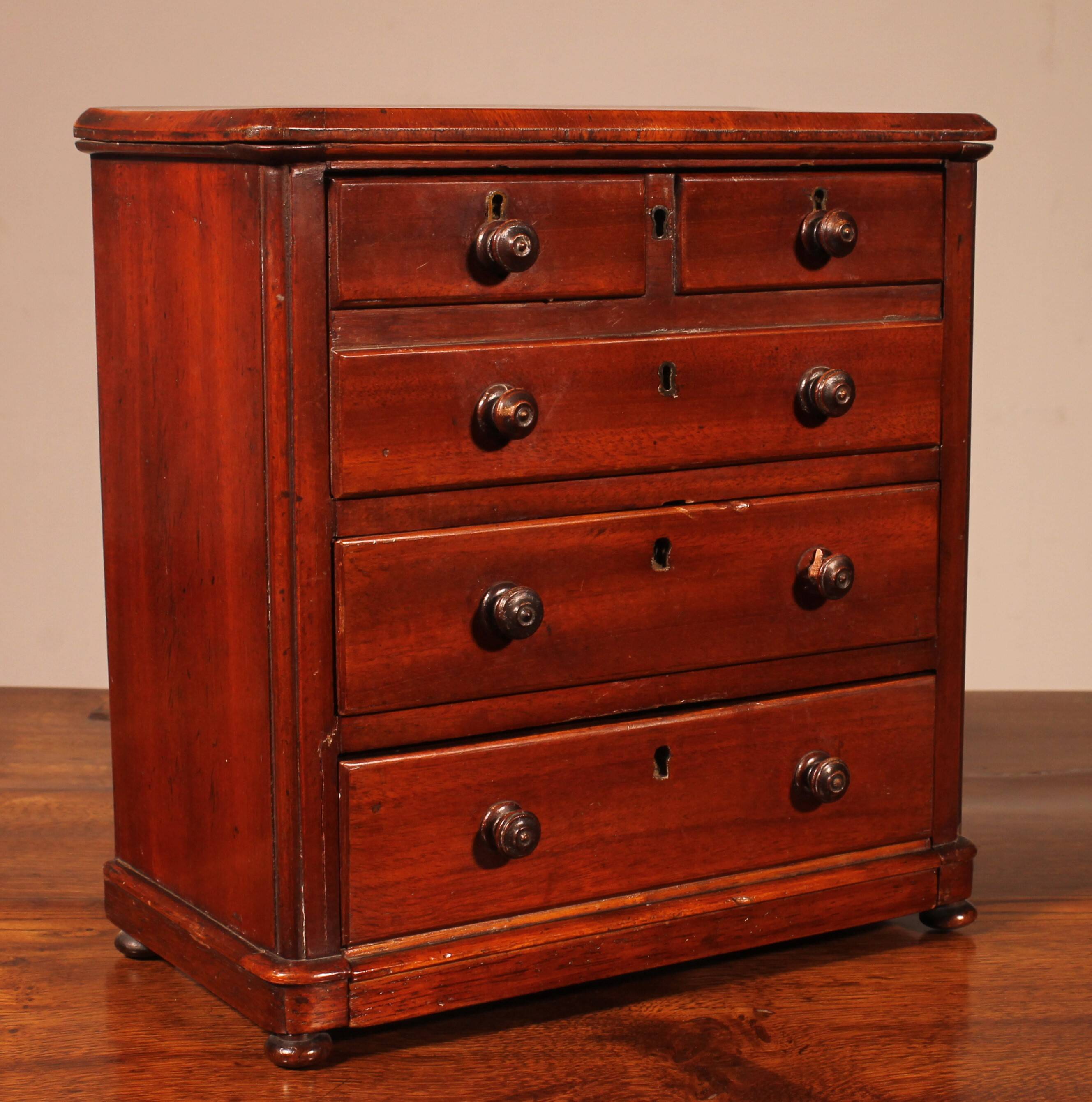 19th Century Mahogany Master Commode