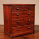Commode De Maitrise En Acajou Du 19° Siècle