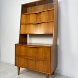 Secrétaire en noyer par Franz Ehrlich pour Hellerau, années 1950