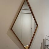 vintage diamond-shaped mirror