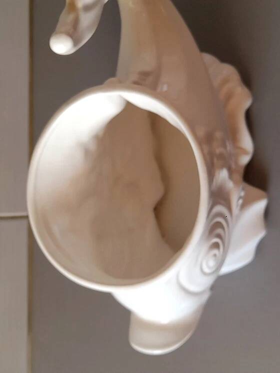 Dolphin-shaped cache pot, 1970