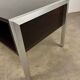 1970s coffee table in teak and aluminium