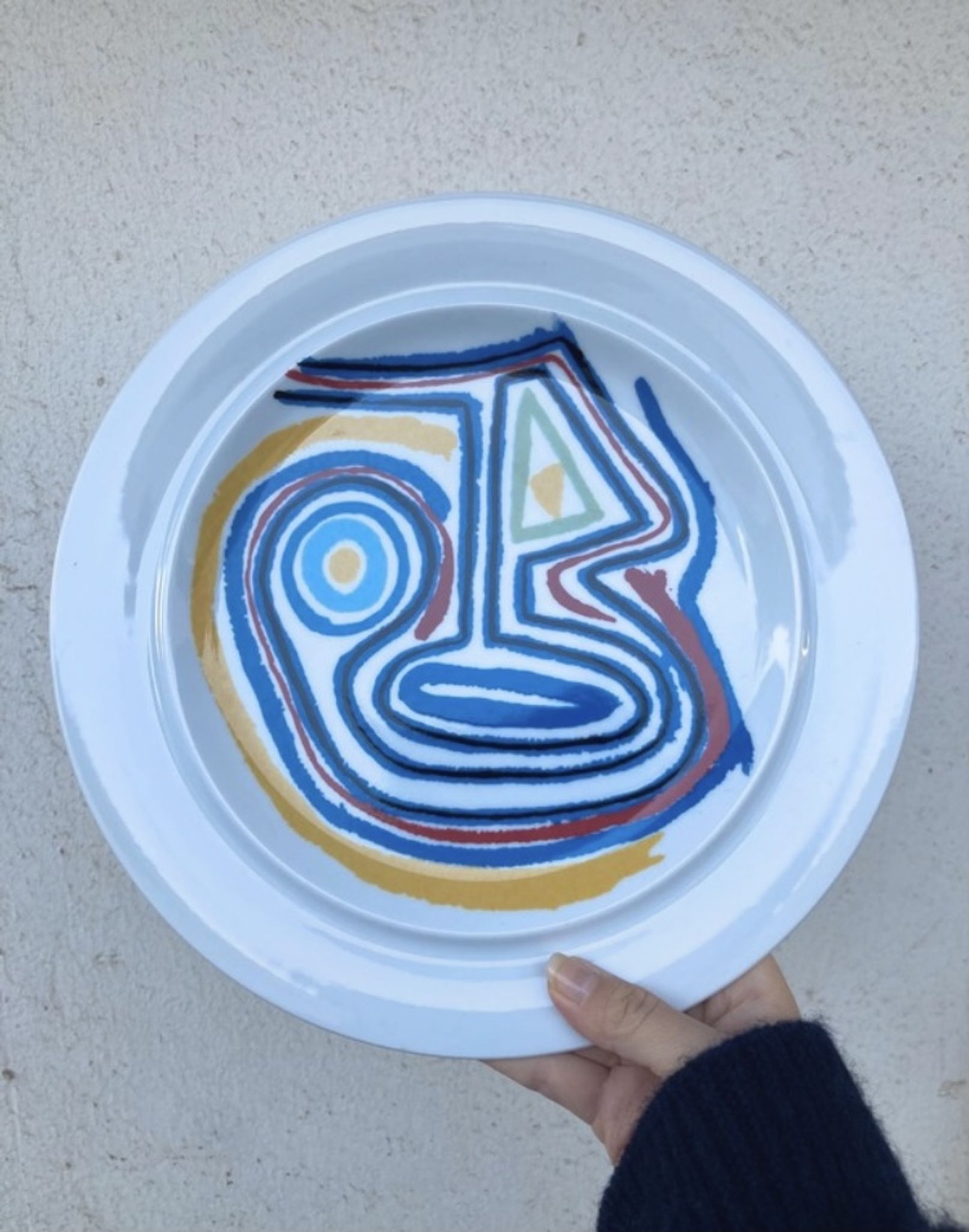 A plate designed by Xesús Vazquez