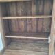 Sideboard curiosity cabinet made of solid antique wood
