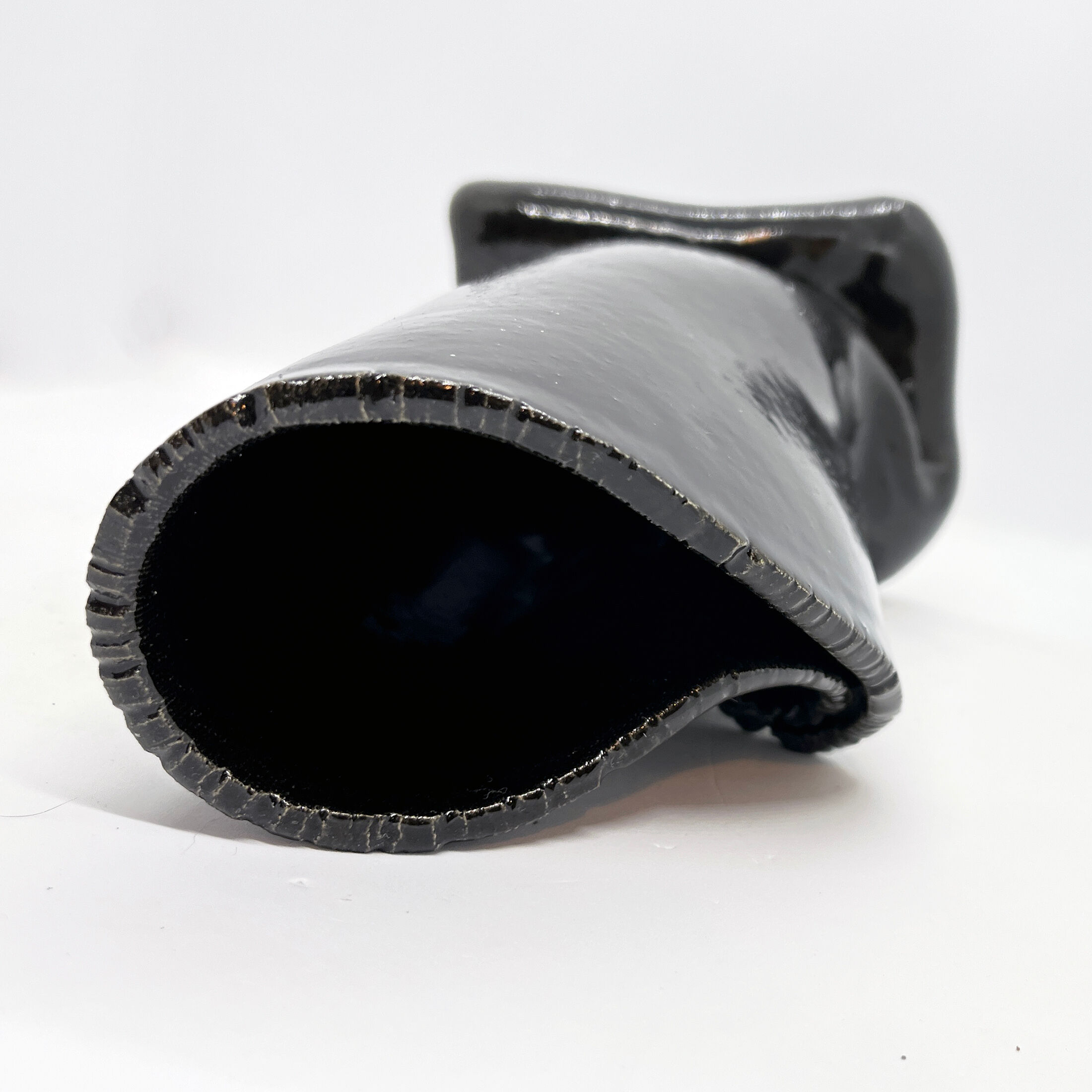 Ceramic handmade vase, Lorenzo, Italy 1970s