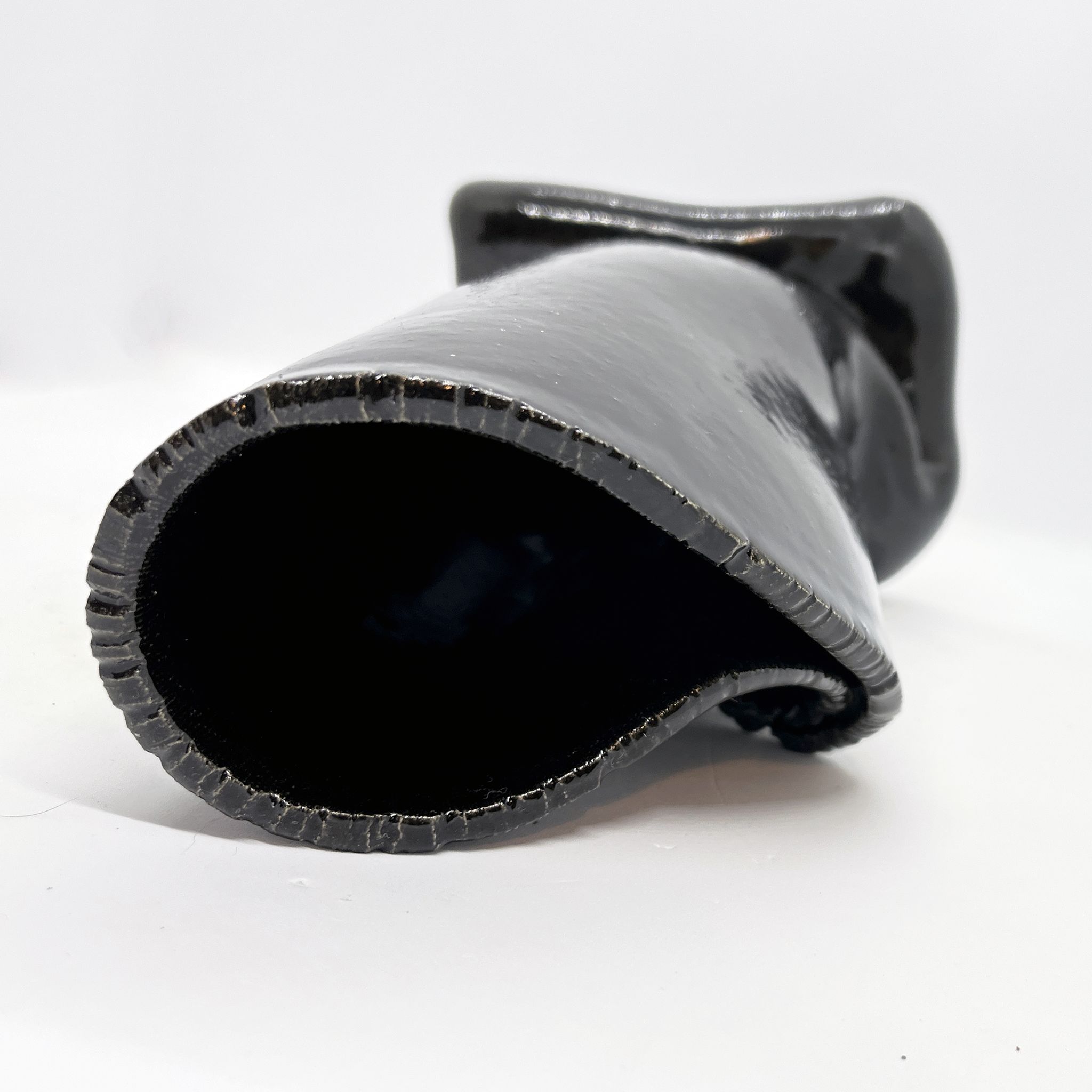 Ceramic handmade vase, Lorenzo, Italy 1970s