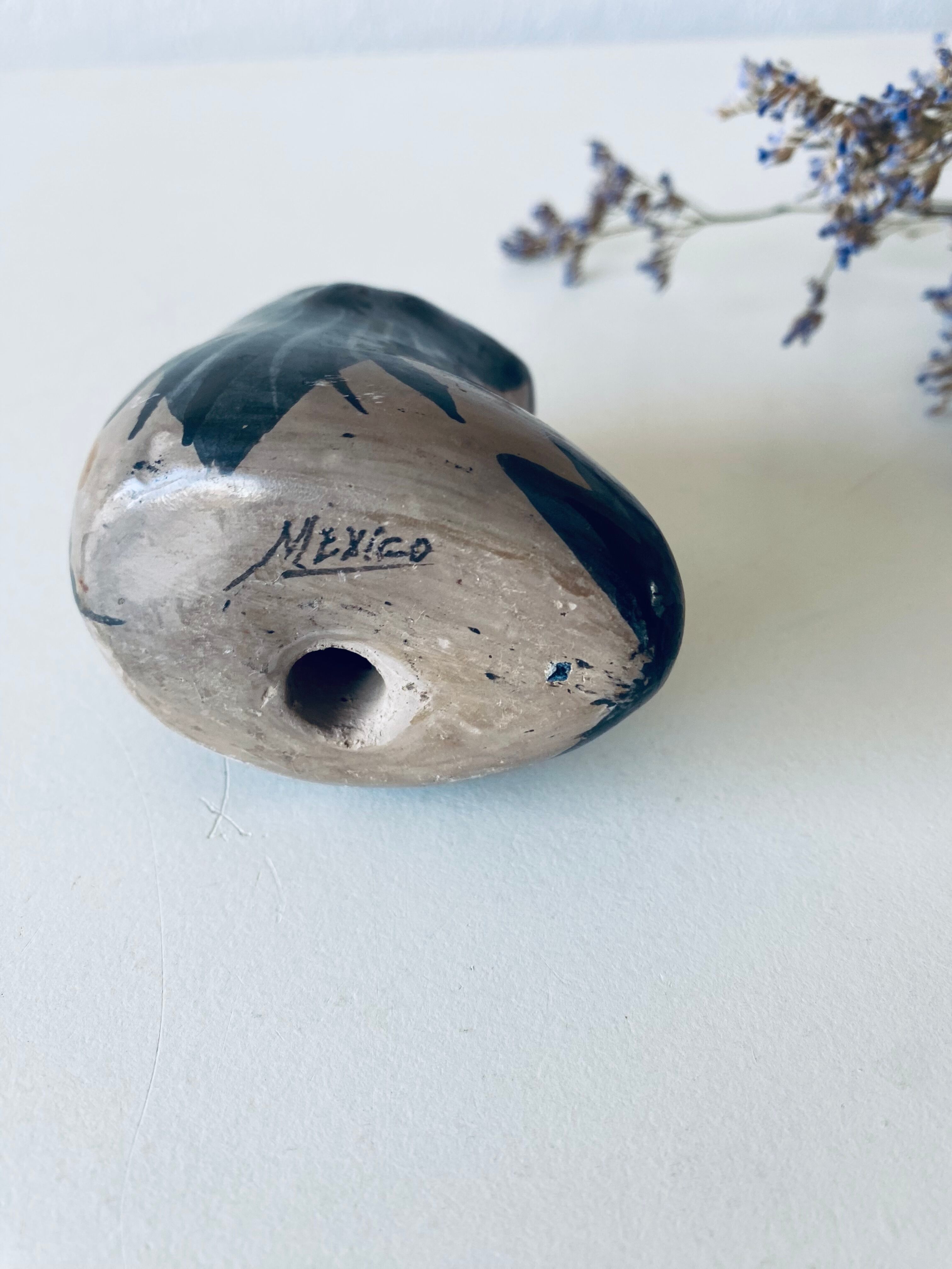 Owl Mexican folk art from Tonala