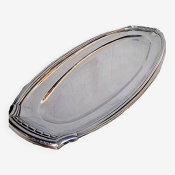 Orbrille torpilleur 60 cm / plateau metal argenté