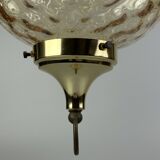 60s 70s ceiling lamp hanging lamp by Glashütte Limburg Germany Space Age