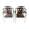 Set of 4 Kusch & CO armchairs, Germany, the '80s.