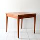 1960s Vintage Scandinavian Square Teak Dining Table
