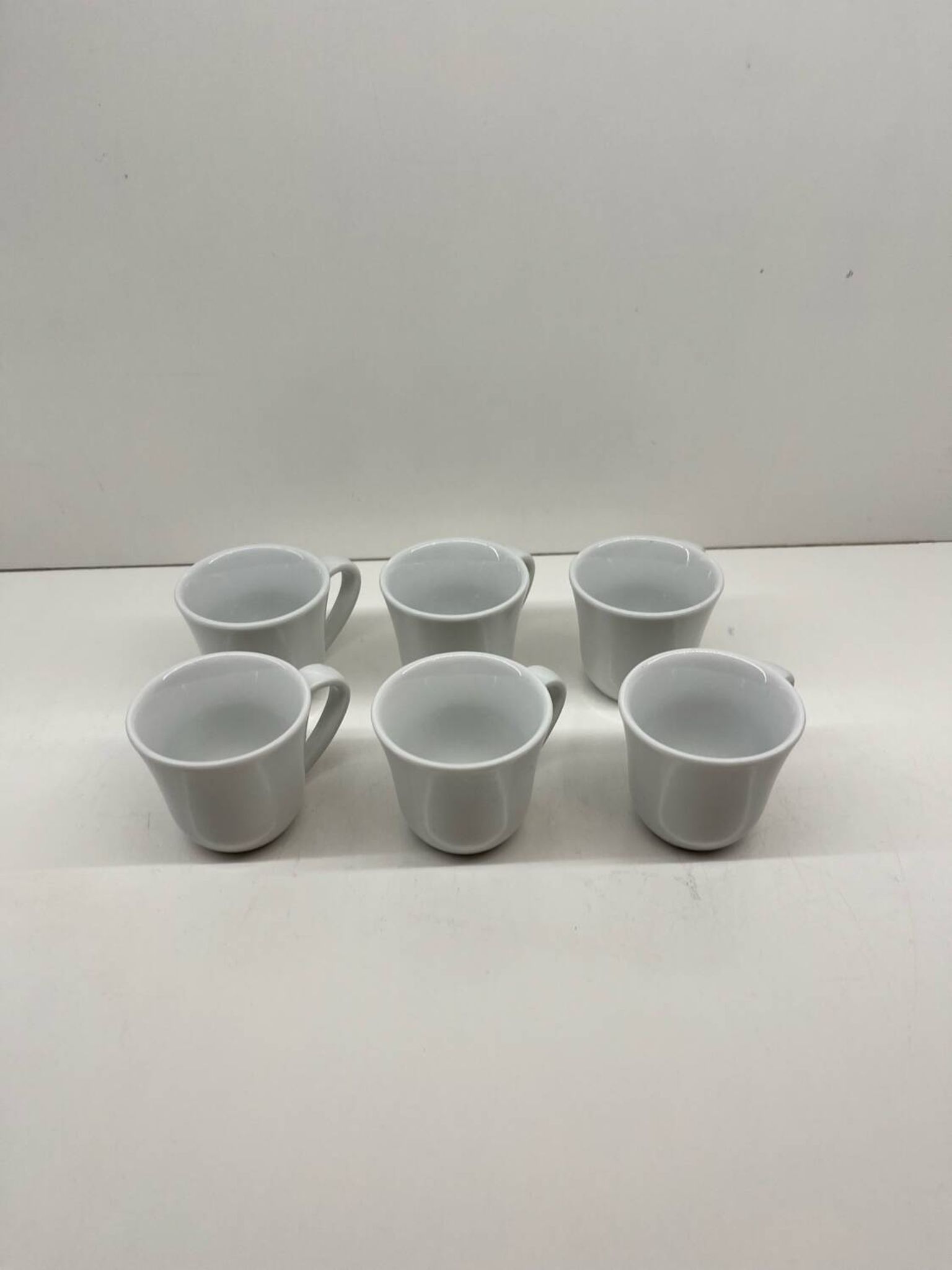 Set of 6 Alessi moka cups – KU – Toyo Ito – White porcelain – From