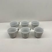 Set of 6 Alessi moka cups – KU – Toyo Ito – White porcelain – From
