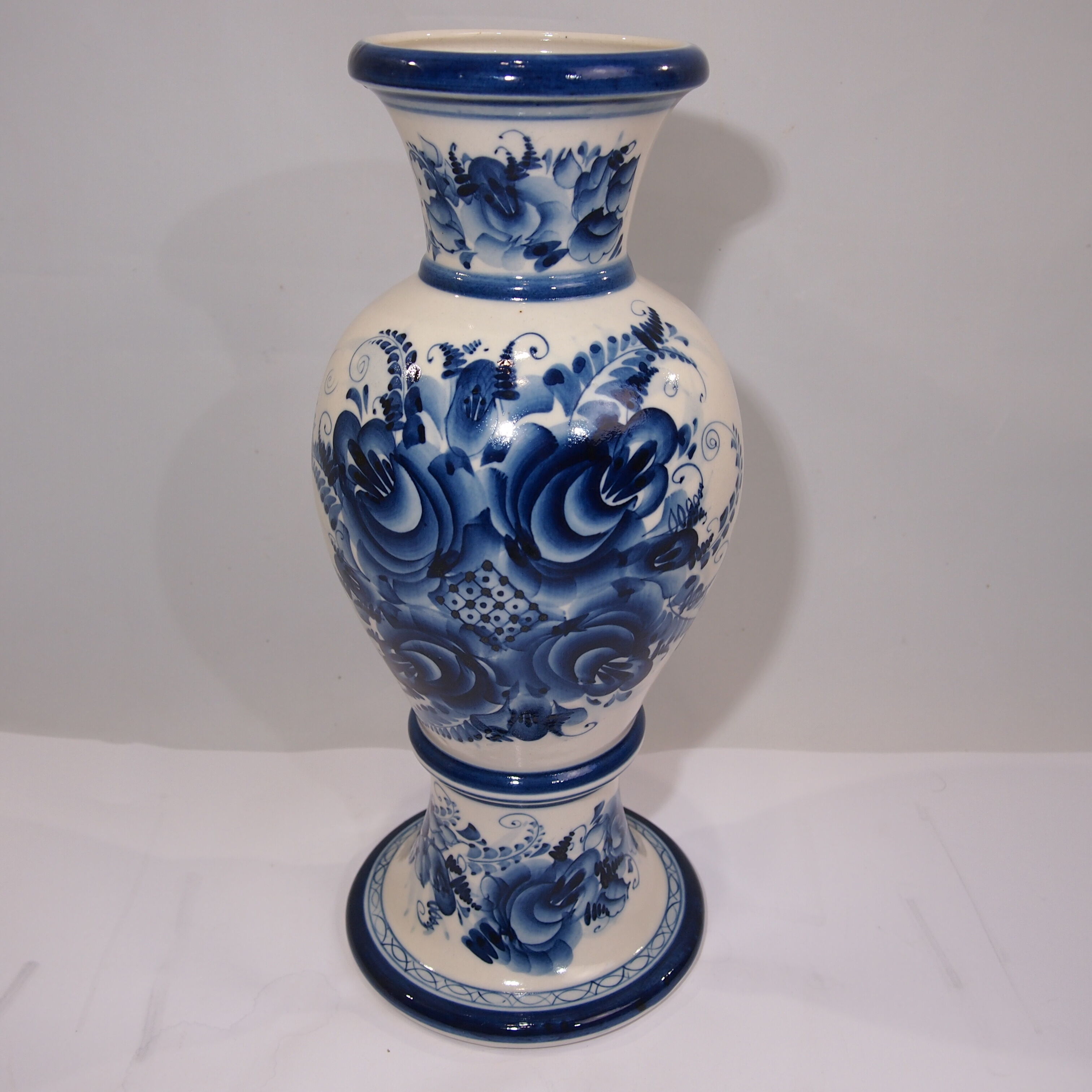 Faience vase