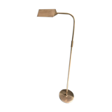 Floor lamp reading machine in vintage brass