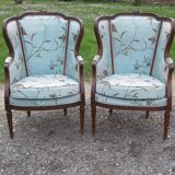 Paire de Fauteuils Cabriolet