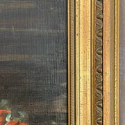 Oil on canvas, still life, framed, large format, Gaultier M