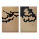 Paire de sérigraphies d'Eduardo Chillida réalisées pour le musée espagnol d'art abstrait, 1980
