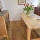 Solid wood farm table
