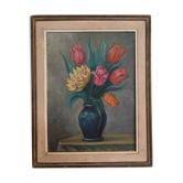 Vintage bouquet painting