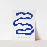 Imprimé giclée des glands bleus 50x70cm